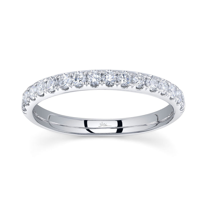 Shy Creation 1/2 Way Set Diamond Band - The Diamond Guys