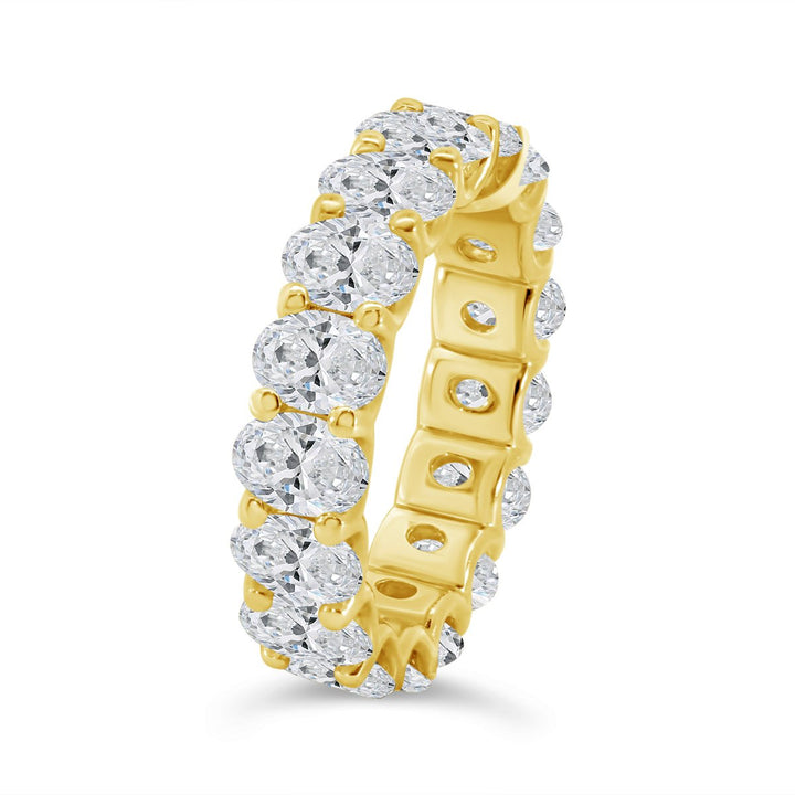Oval Cut Lab Grown Diamond Eternity Band - 5.11 ct. total weight