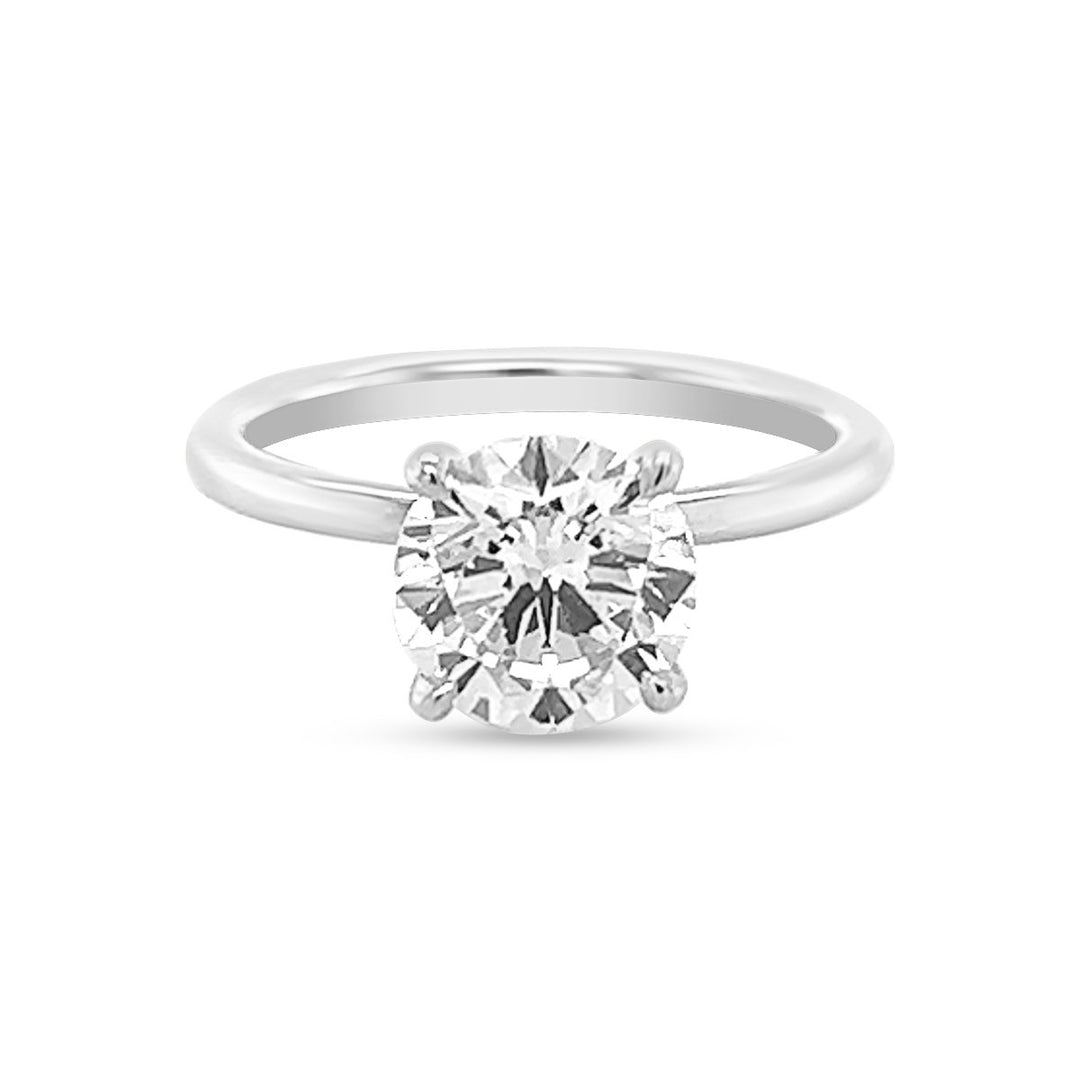 Solitaire Claw Prongs Engagement Ring - The Diamond Guys
