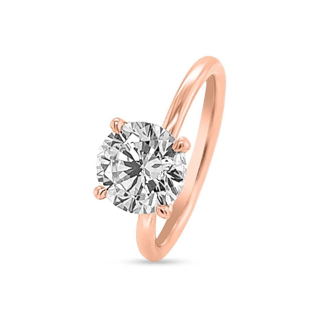 Solitaire Claw Prongs Engagement Ring - The Diamond Guys
