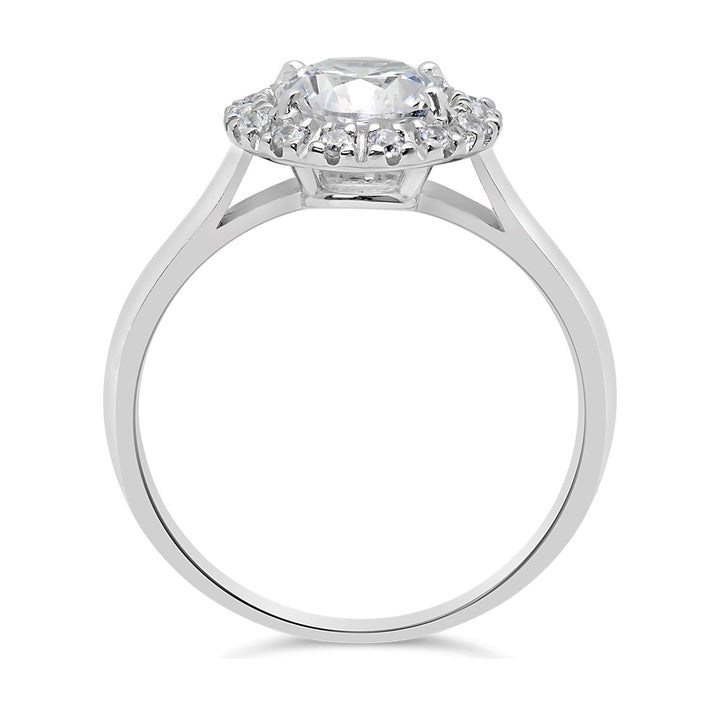 Diamond Halo Engagement Ring - The Diamond Guys