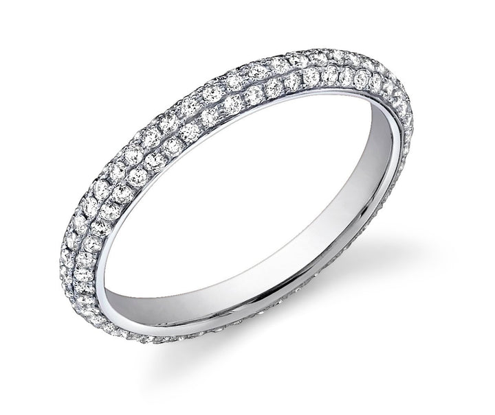 Set A Set of Three Micro Pave Bands - RR6582 - The Diamond Guys
