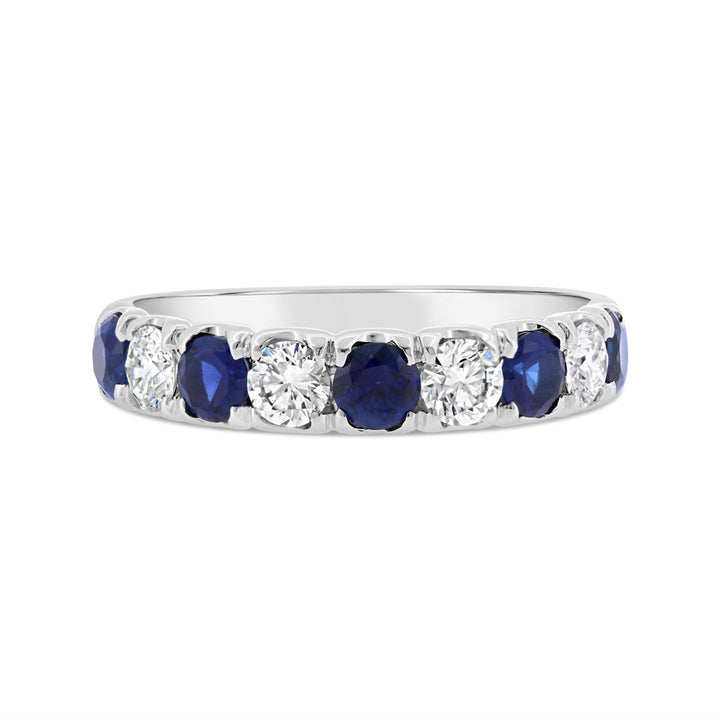 Alternating Diamond & Sapphire Band - AR0122R-SAP