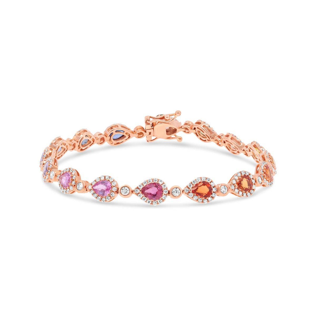 Diamond & Sapphire Bracelet - The Diamond Guys