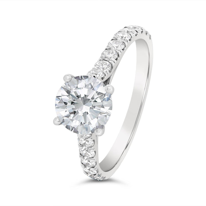 Pave Diamond Engagement Ring - ER7014W83J