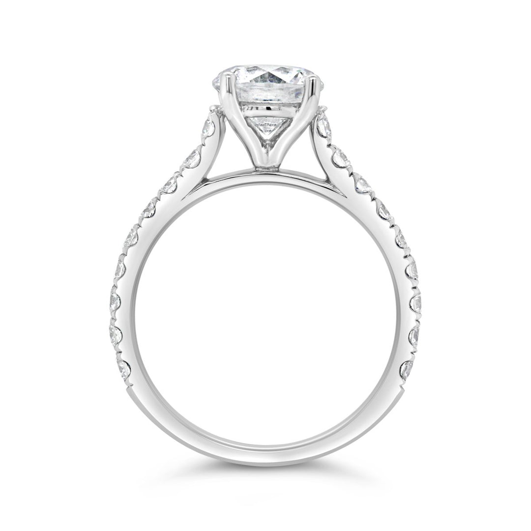 Pave Diamond Engagement Ring - ER7014W83J