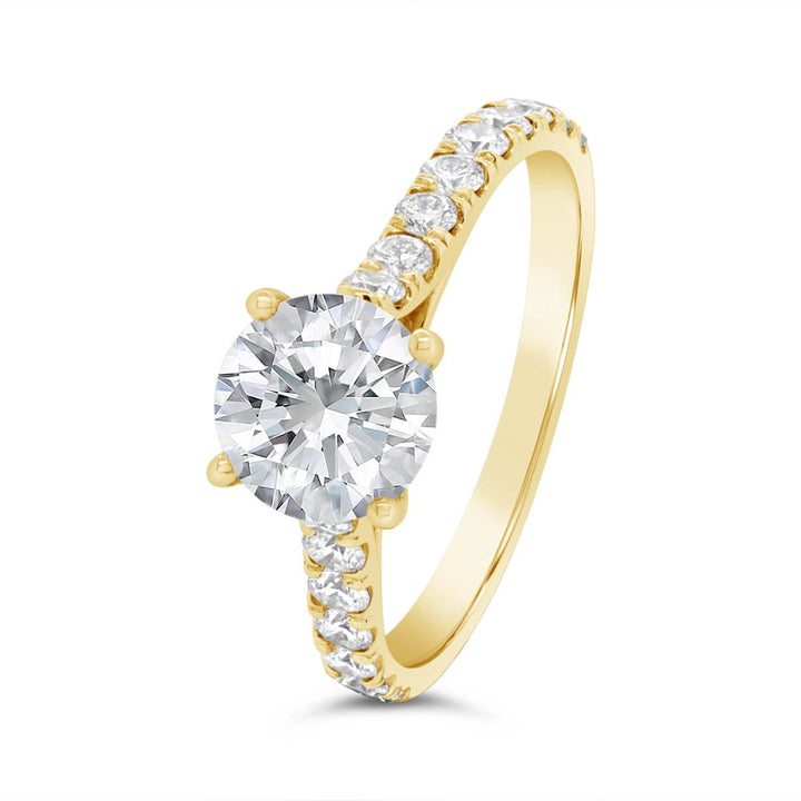 Pave Diamond Engagement Ring - ER7014W83J