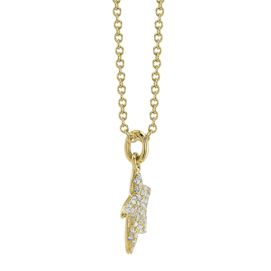 Shy Creation Diamond Starfish Necklace - The Diamond Guys