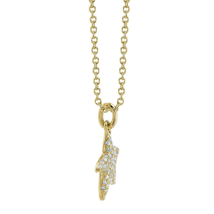 Shy Creation Diamond Starfish Necklace - The Diamond Guys