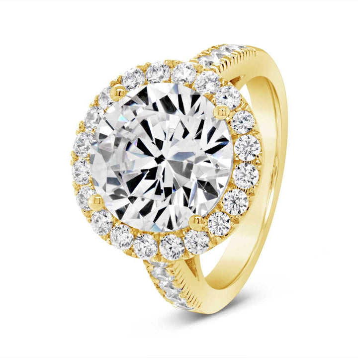 Diamond Halo Engagement Ring - YJC3526R - The Diamond Guys