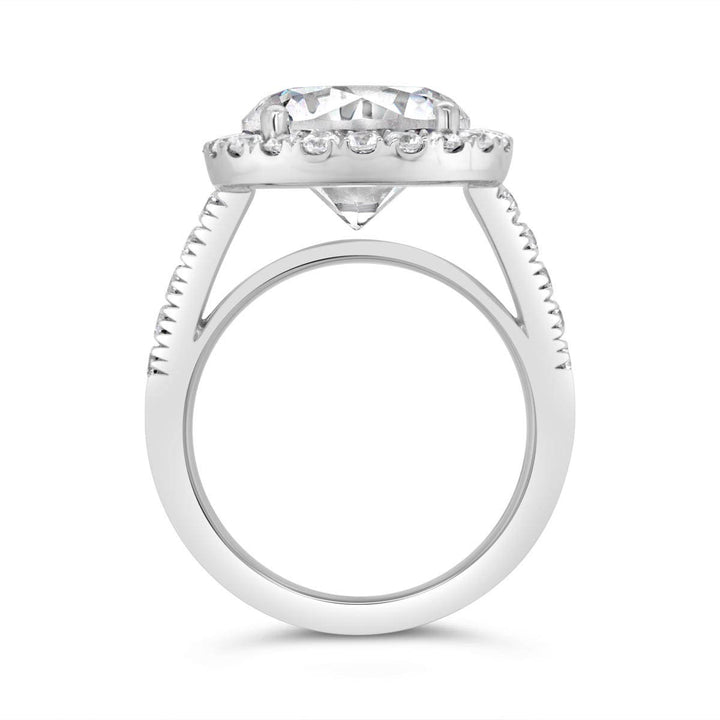 Diamond Halo Engagement Ring - YJC3526R - The Diamond Guys