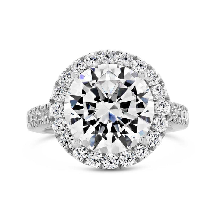 Diamond Halo Engagement Ring - YJC3526R - The Diamond Guys