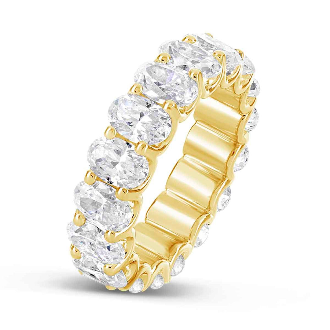 Oval Diamond Eternity Band - YJA8329RAD - The Diamond Guys