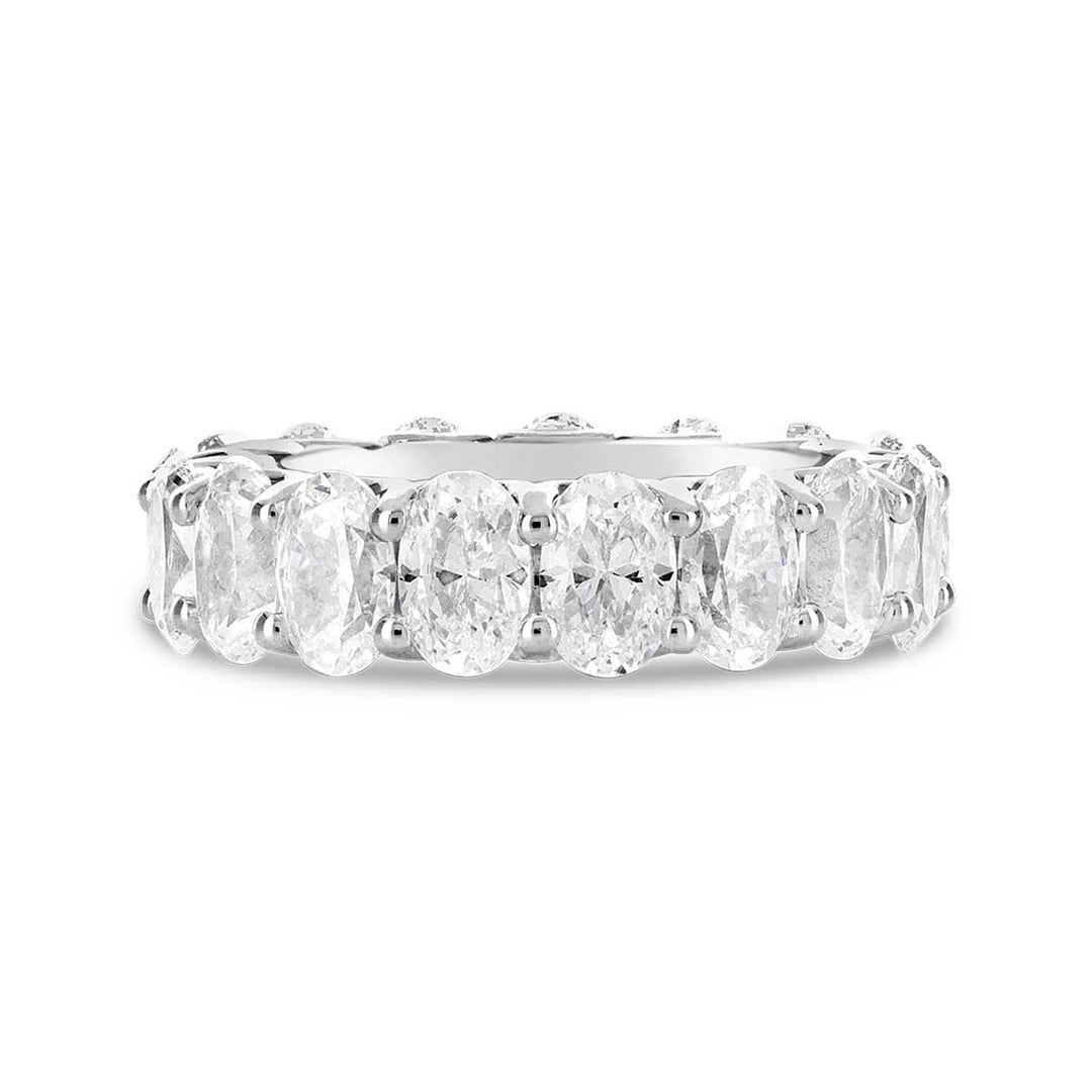 Oval Diamond Eternity Band - YJA8329RAD - The Diamond Guys