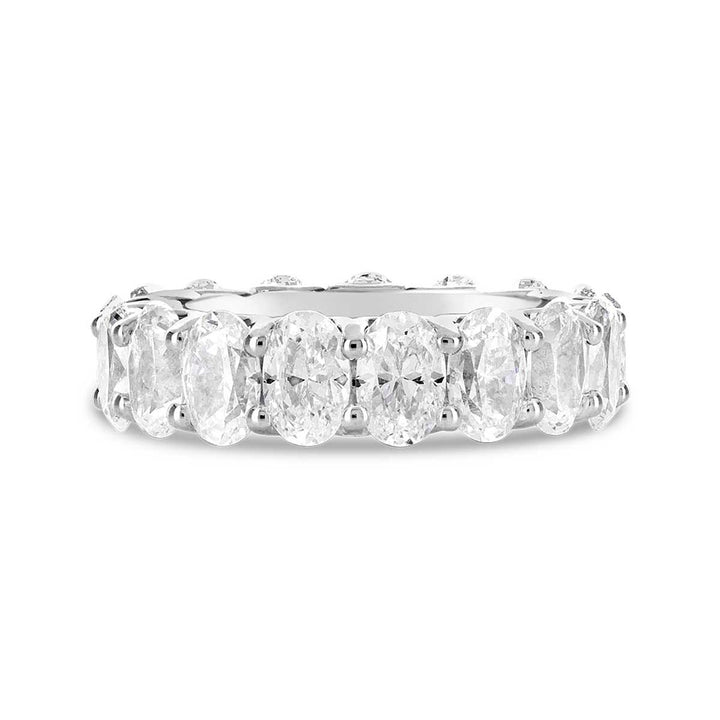 Oval Diamond Eternity Band - YJA8329RAD - The Diamond Guys