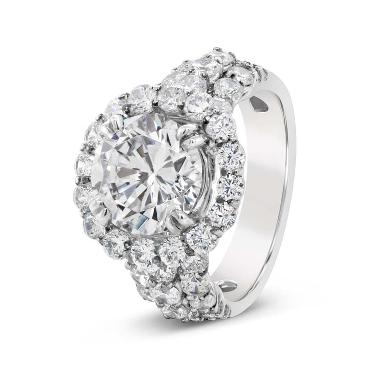 Halo Diamond Engagement Ring - GSR10806