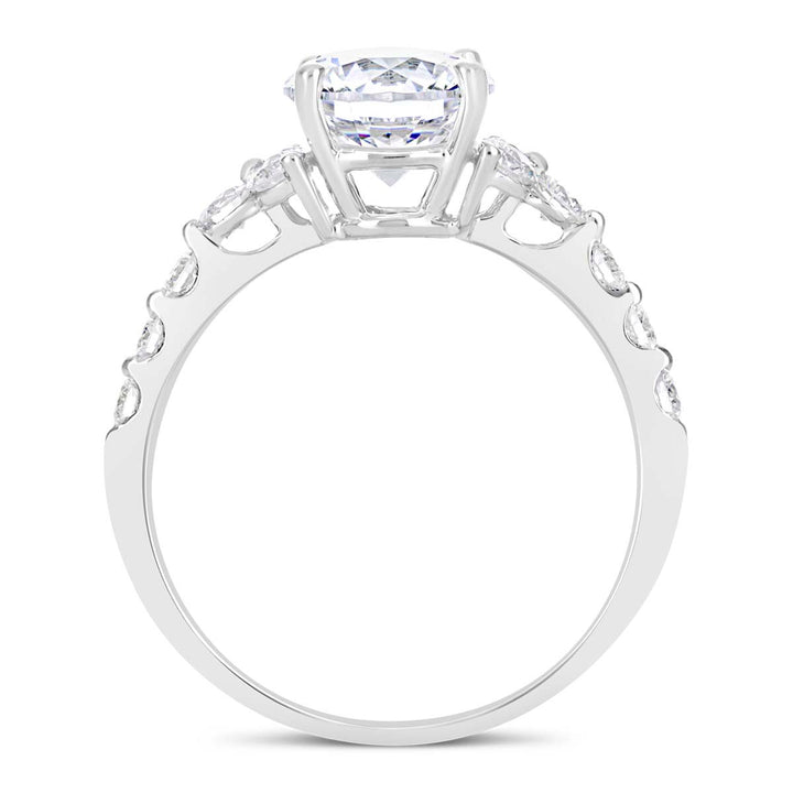 Shared Prong Classic Diamond Engagment Ring - The Diamond Guys