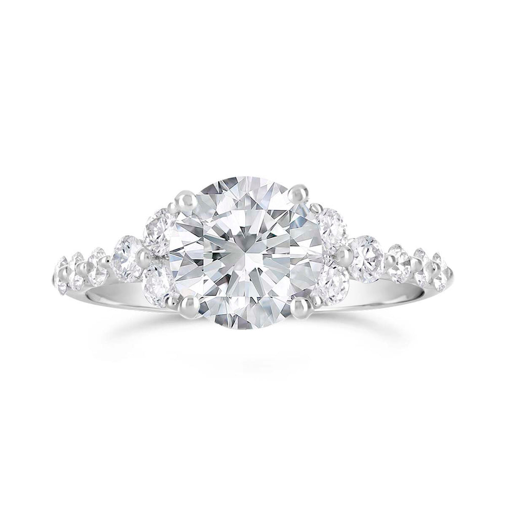 Shared Prong Classic Diamond Engagment Ring - The Diamond Guys
