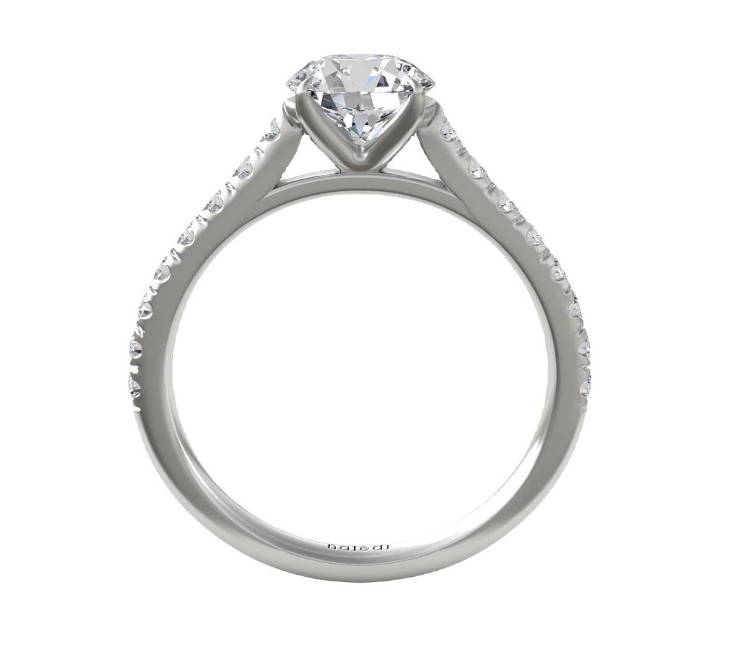 Classic Pave Diamond Engagement Ring - The Diamond Guys