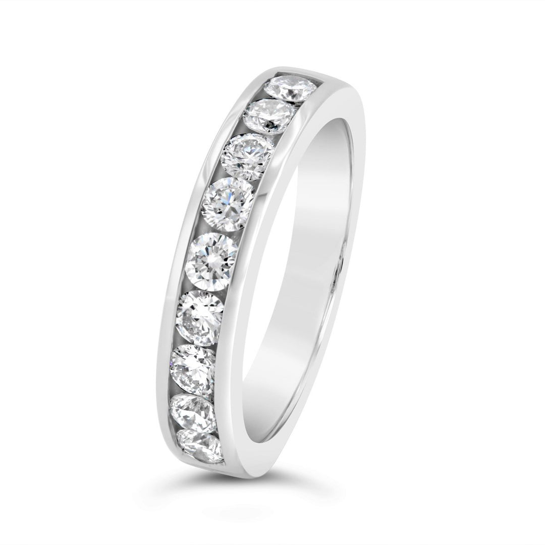 Channel Set Lab Grown Diamond Band