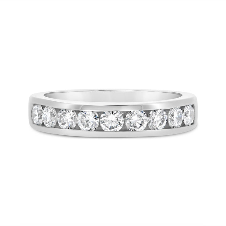 Channel Set Lab Grown Diamond Band