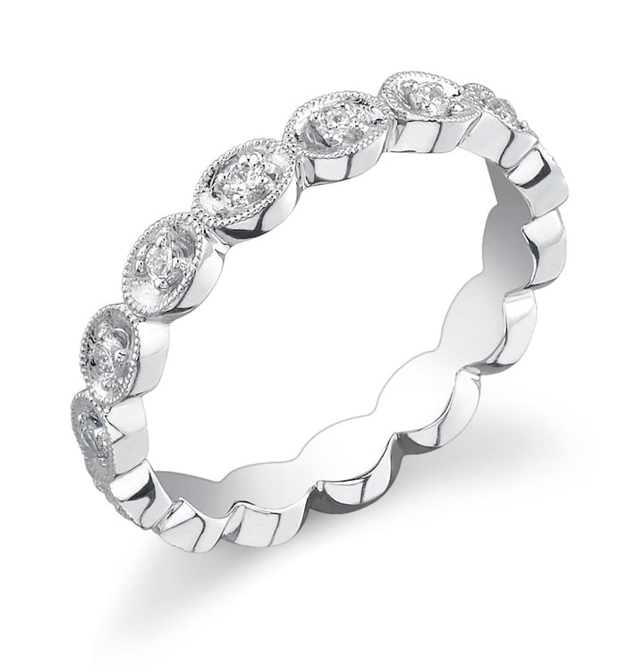 Vintage Inspired Diamond Eternity Band - JBJ6284R - The Diamond Guys