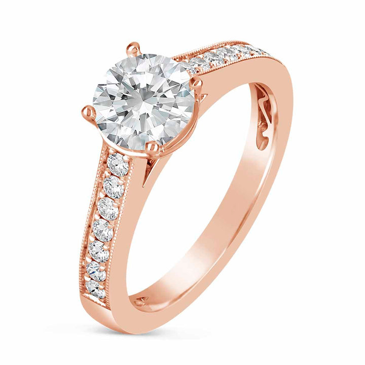 Vintage Inspired Diamond Engagement Ring - The Diamond Guys