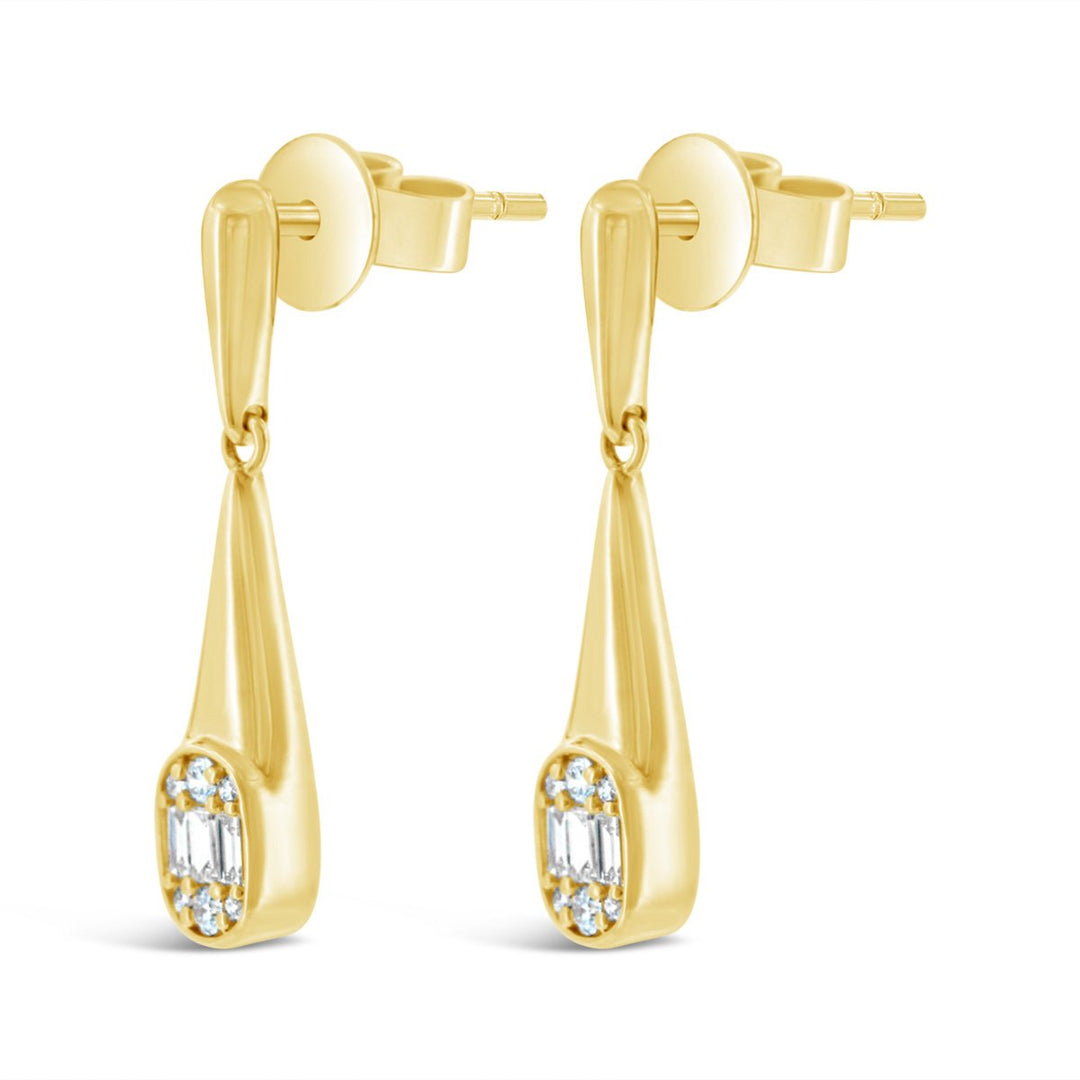 Diamond Illusion Set Dangle Earring