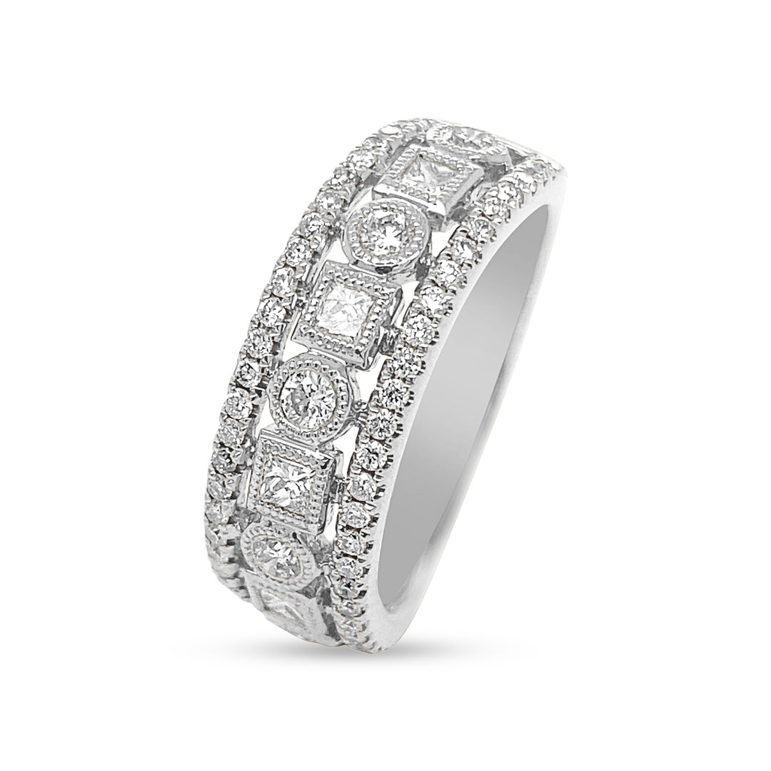 Wide Right Hand Diamond Band - ARF2821