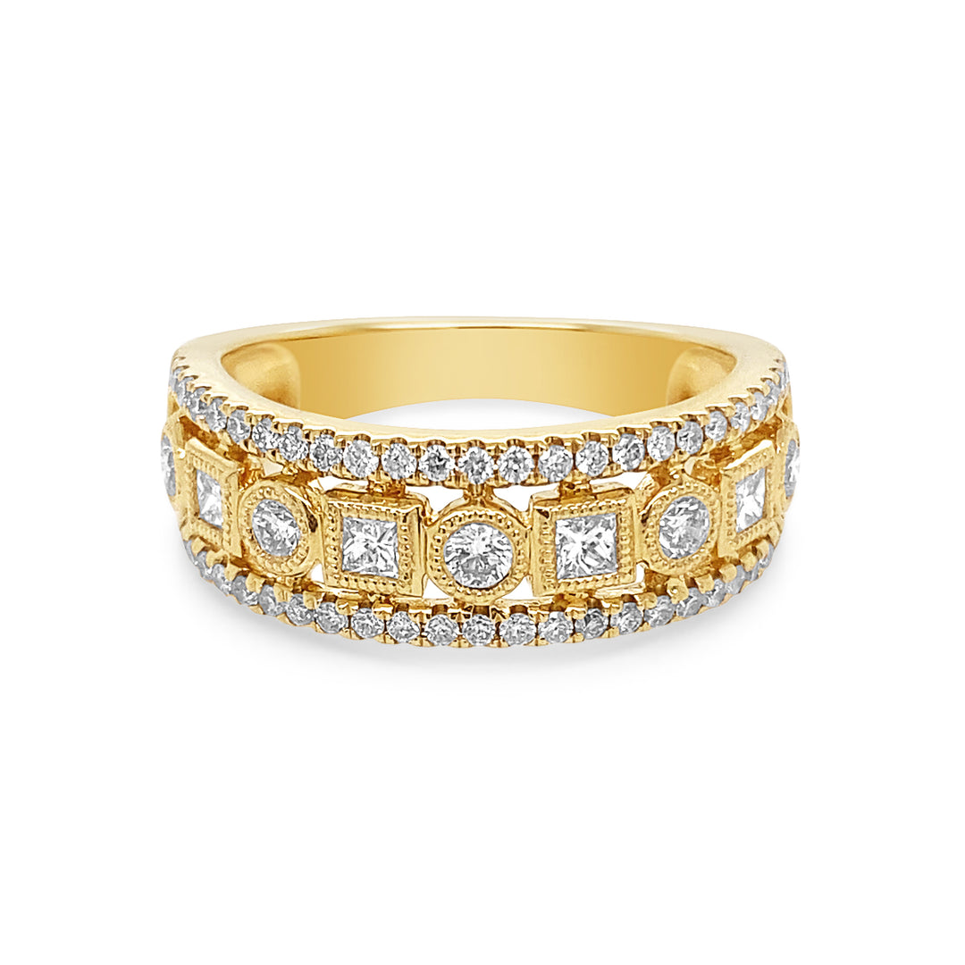 Wide Right Hand Diamond Band - ARF2821