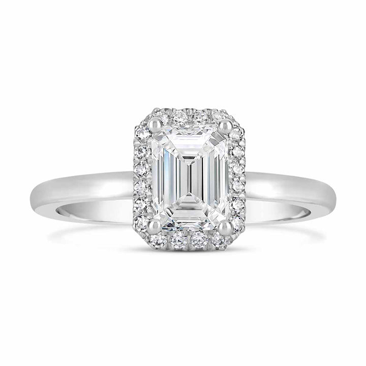 Diamond Halo Engagement Ring