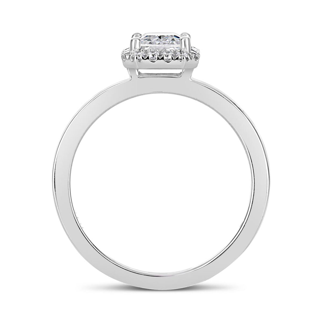 Diamond Halo Engagement Ring