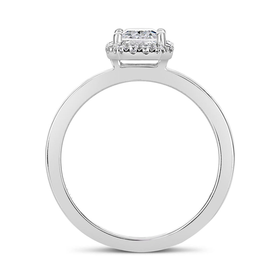 Diamond Halo Engagement Ring