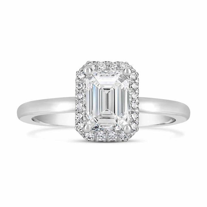 Diamond Halo Engagement Ring