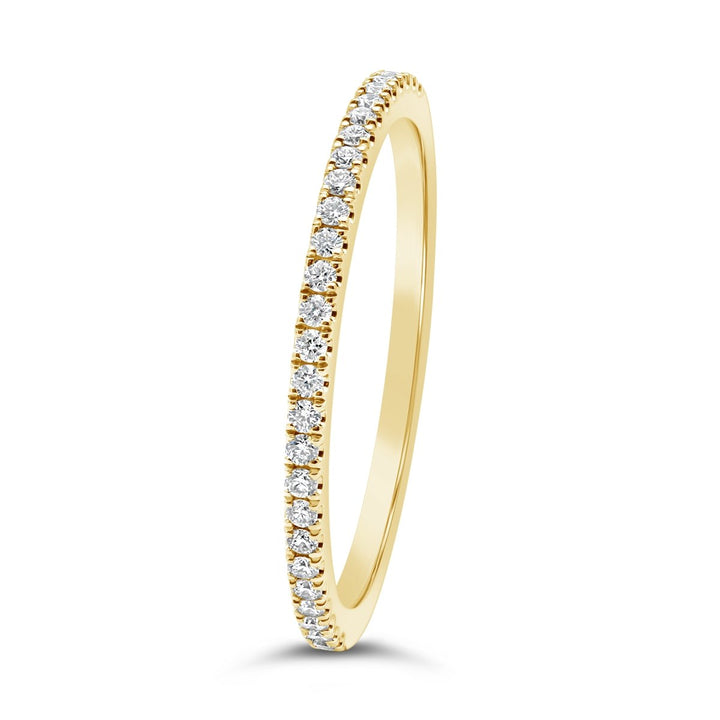White Gold Diamond Band Set - YJA8098R - The Diamond Guys