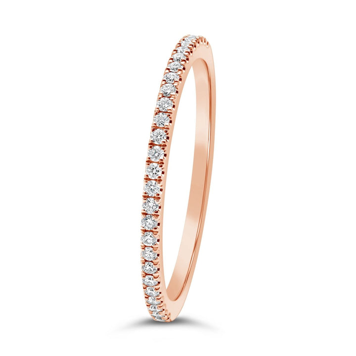 White Gold Diamond Band Set - YJA8098R - The Diamond Guys