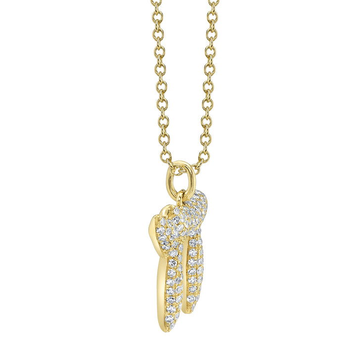 Shy Creation Diamond Pave Chai Necklace
