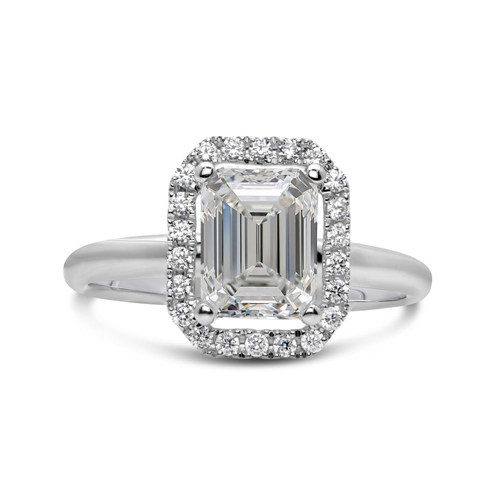 Diamond Halo Engagement Ring Setting
