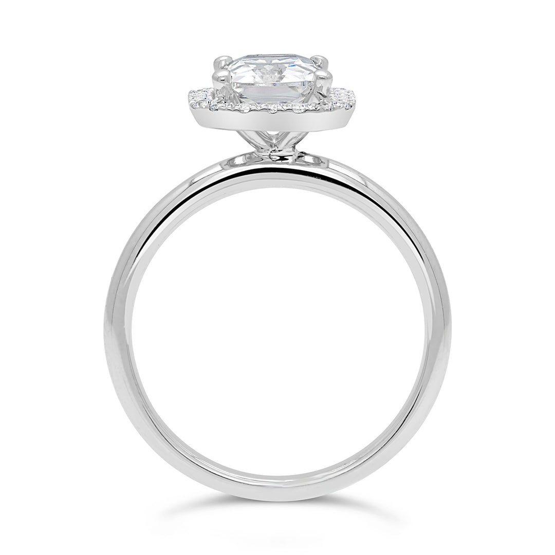 Diamond Halo Engagement Ring Setting