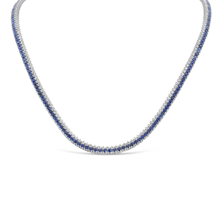 Diamond & Sapphire Necklace - The Diamond Guys