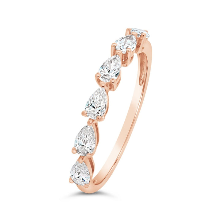 Pear Shape Diamond Band - 272586RY - The Diamond Guys