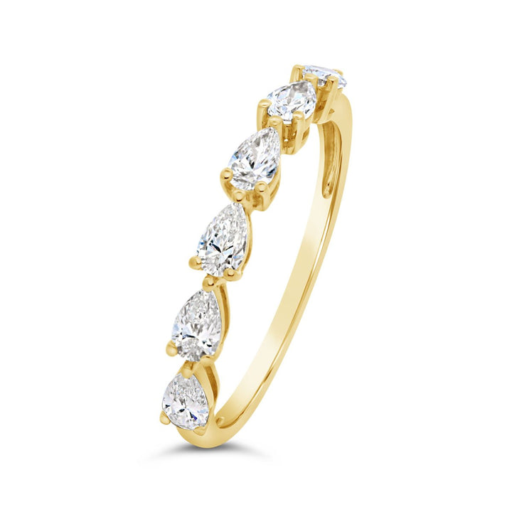 Pear Shape Diamond Band - 272586RY - The Diamond Guys