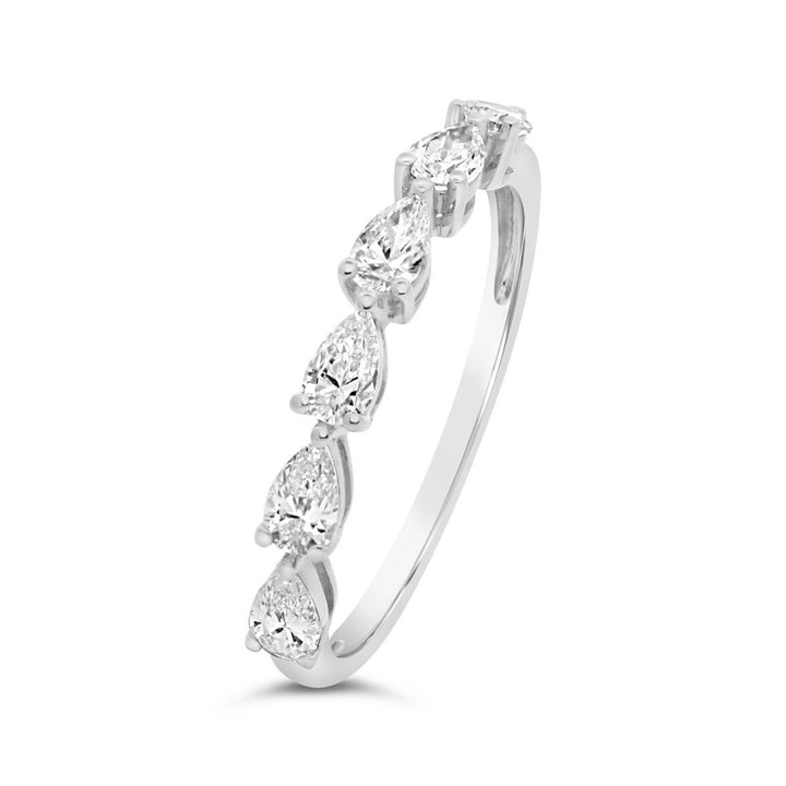 Pear Shape Diamond Band - 272586RY - The Diamond Guys