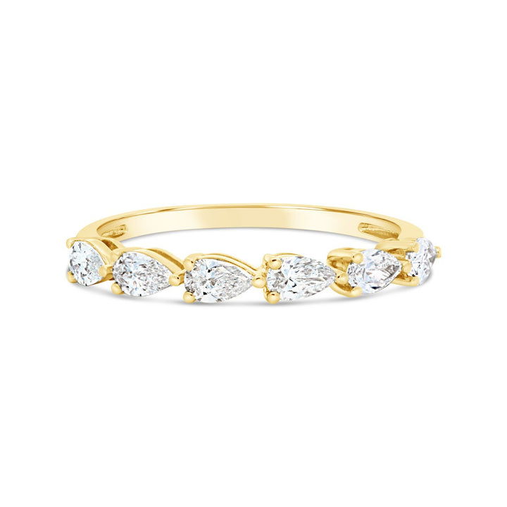 Pear Shape Diamond Band - 272586RY - The Diamond Guys