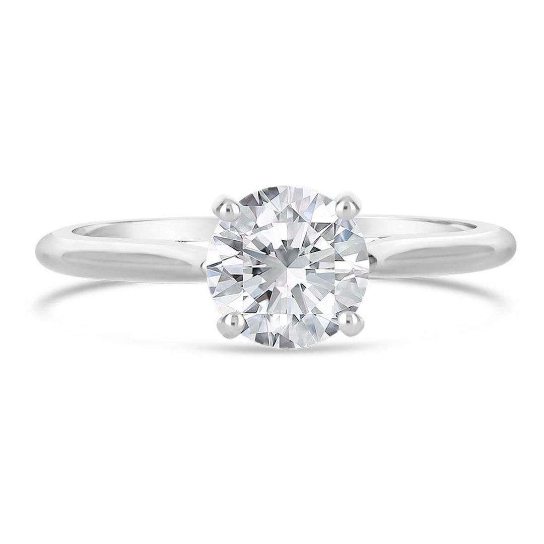 Classic Diamond Solitaire Engagement Ring