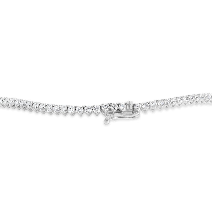 Three Prong Lab Grown Diamond Necklace - (6.77 ct. total weight) - The Diamond Guys