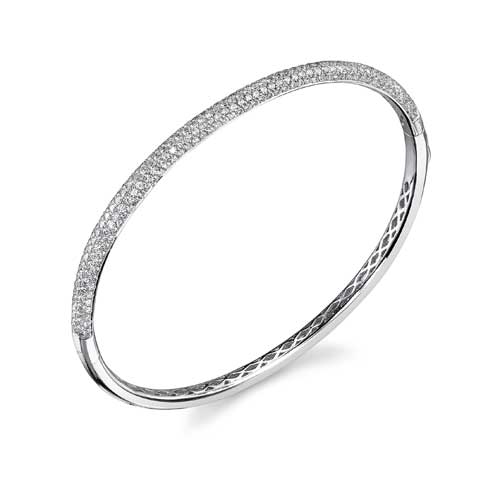 Micro Pave Diamond Bangle - CB0044W