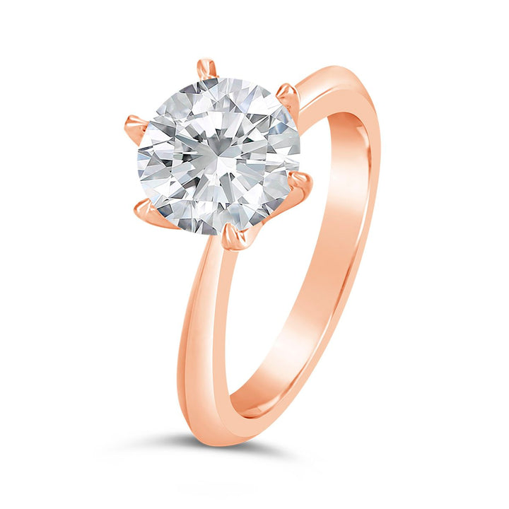 Classic Solitaire 6 Prongs Engagement Ring - The Diamond Guys