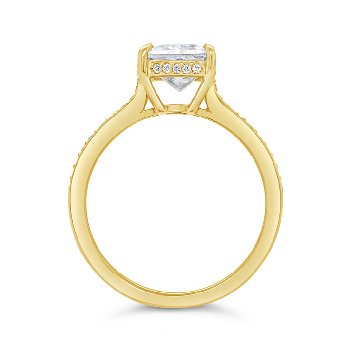 Hidden Halo Diamond Engagement Ring - 4147AY