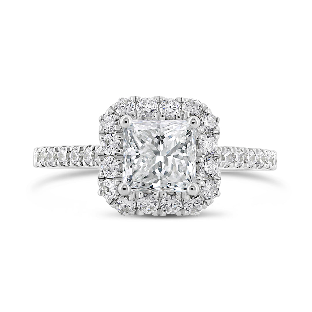Diamond Halo Engagement Ring - ACB254